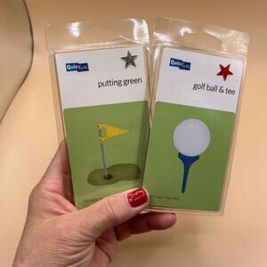 QuicKutz dies Lot Golf Ball & Tee and Putting Green 2006